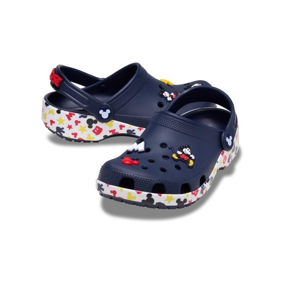 Sandália crocs mickey and friends classic clog t multi - 4