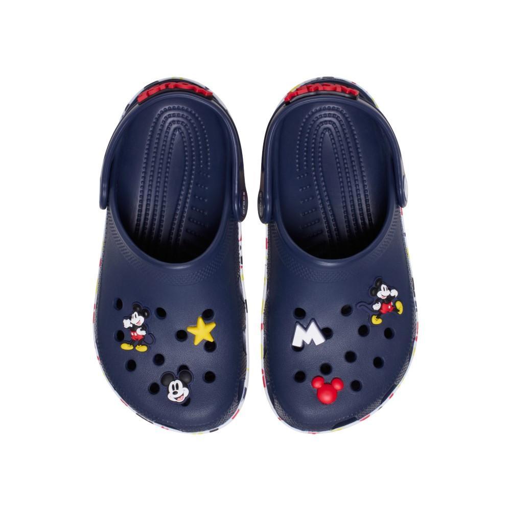 Sandália crocs mickey and friends classic clog t multi - 5