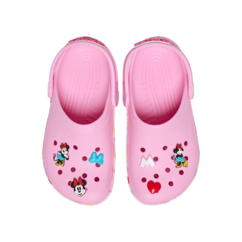 Sandália crocs mickey and friends minnie classic clog k multi - 5