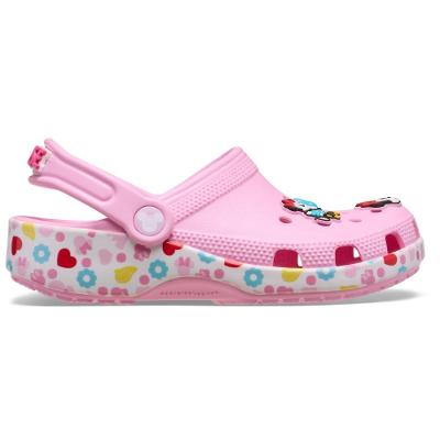 Sandália crocs mickey and friends minnie classic clog k multi