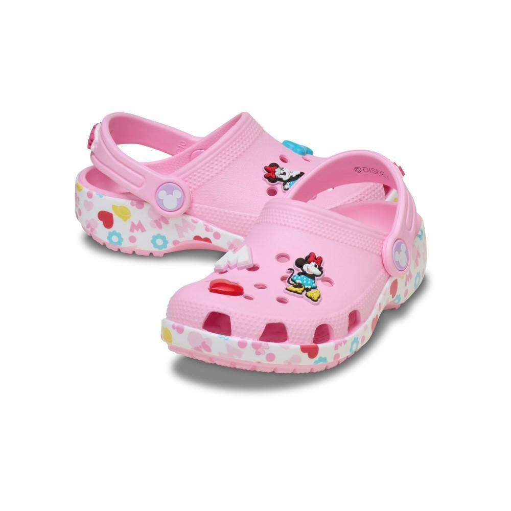 Sandália crocs mickey and friends minnie classic clog t multi - 4