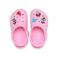 Sandália crocs mickey and friends minnie classic clog t multi - 5