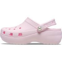 Sandália Crocs Classic Platform Pearl Clog Pink Milk - 3
