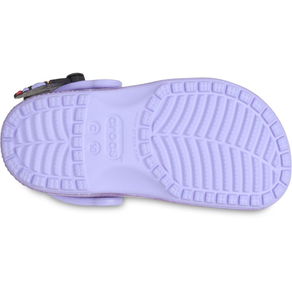 Sandália crocs classic i am butterfly clog t mystic purple - 6