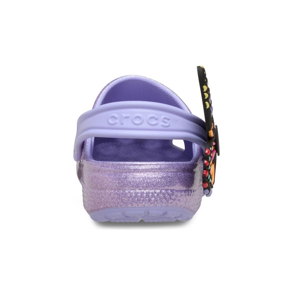 Sandália crocs classic i am butterfly clog t mystic purple - 7