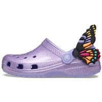 Sandália crocs classic i am butterfly clog t mystic purple - 3