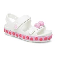 Sandália crocs crocband cruiser pet t white/pink tweed - 2