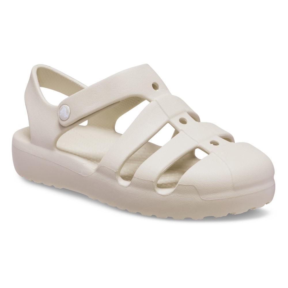 Sandália crocs classic fisherman k sandstone - 2