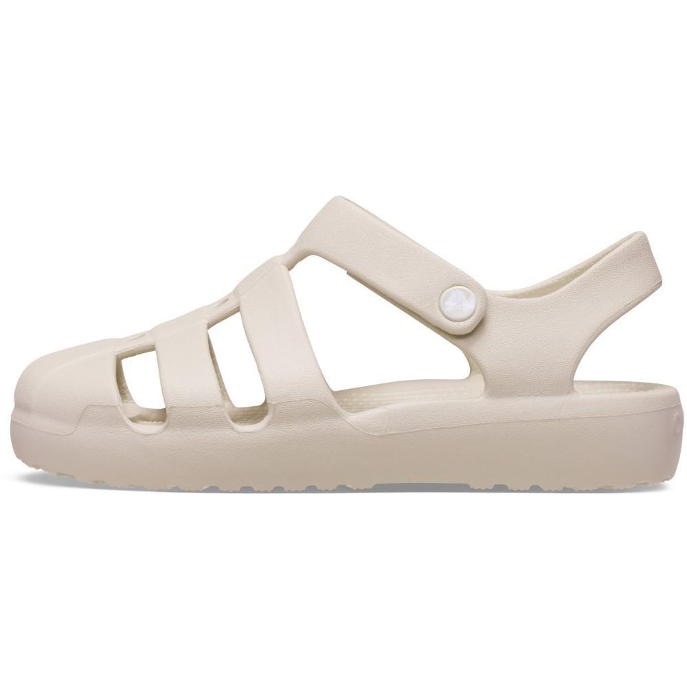 Sandália crocs classic fisherman k sandstone - 3