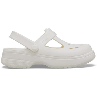 Sandália Crocs Classic Y Jane Clog T Chalk