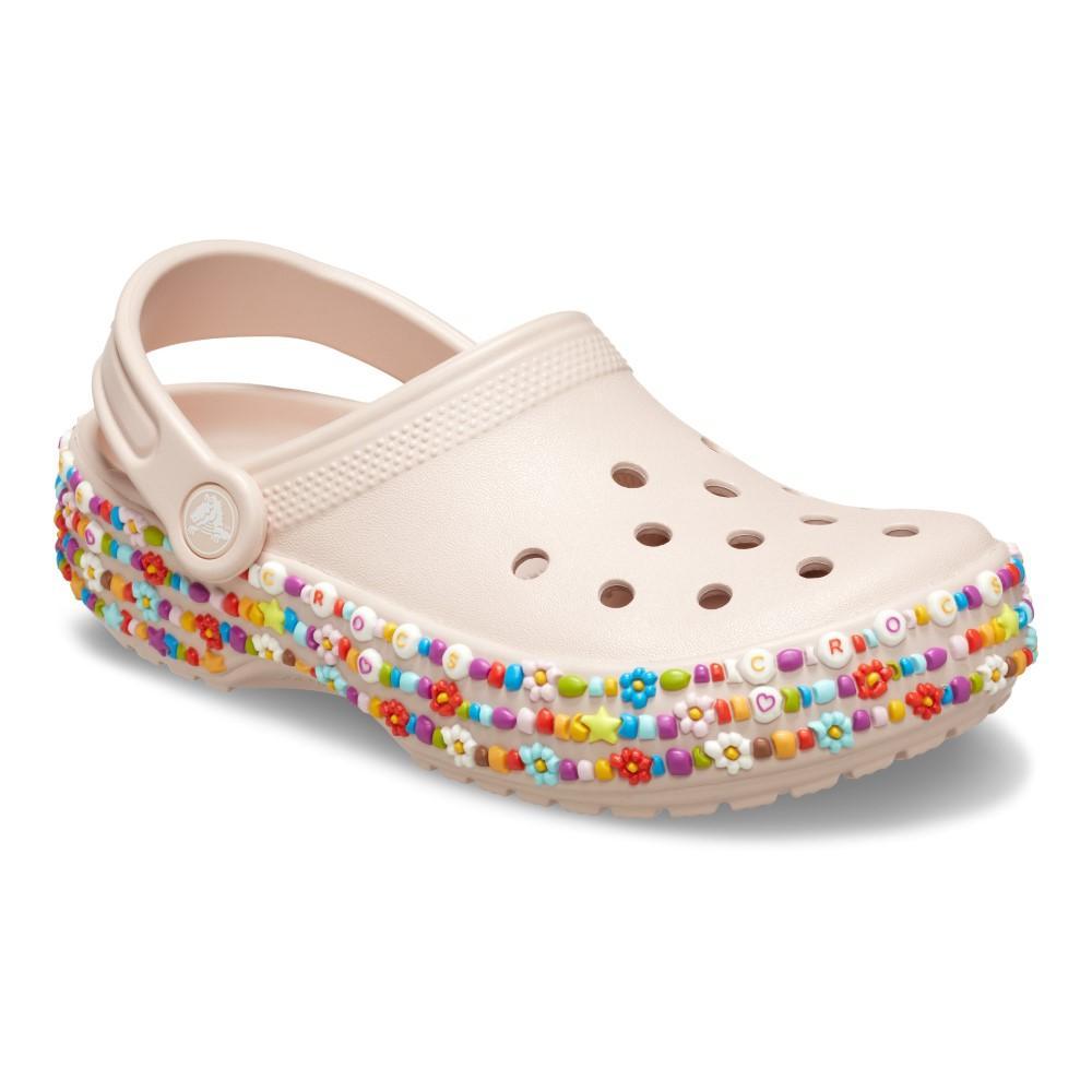 Sandália Crocs Classic Beaded Band Clog K Quartz - 2