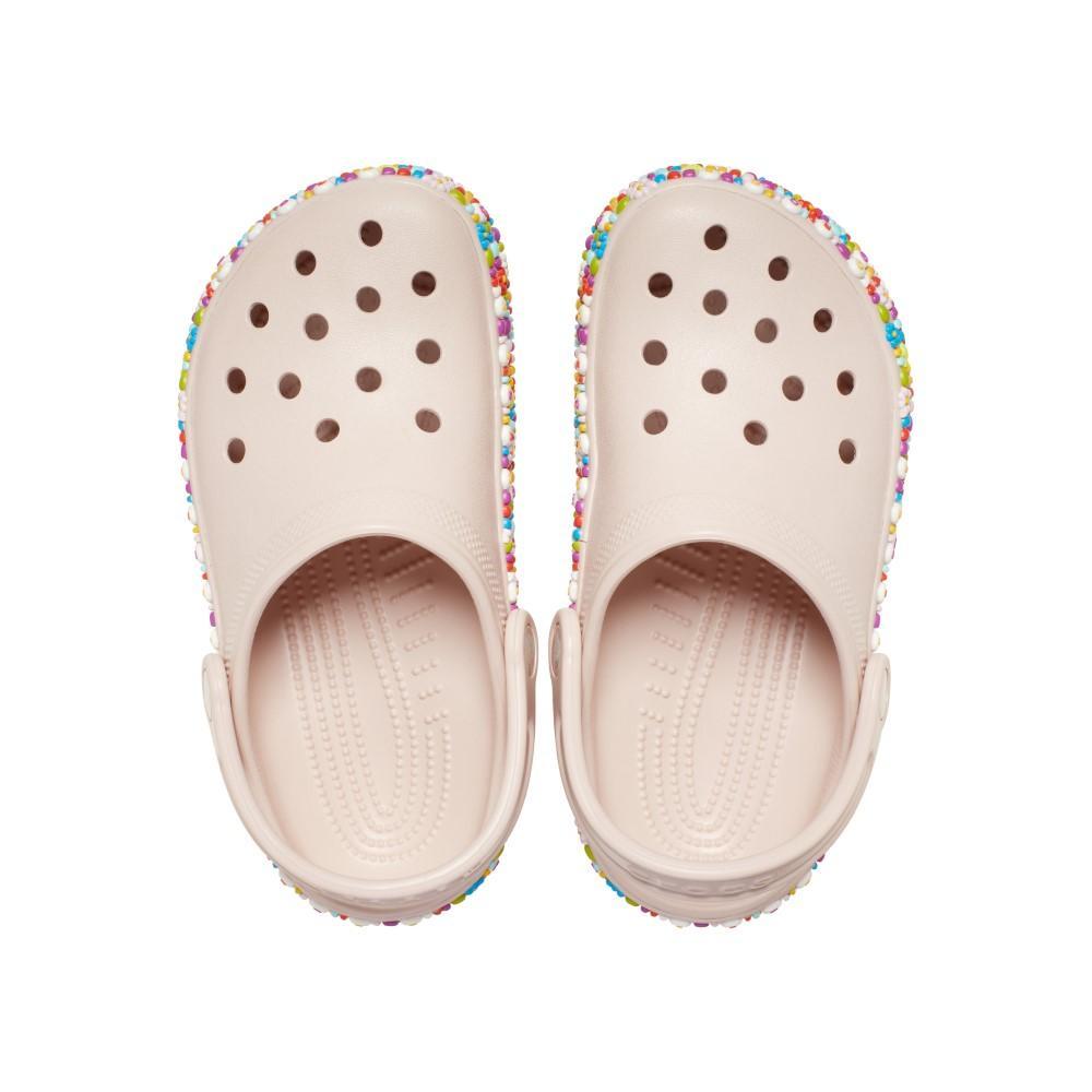 Sandália Crocs Classic Beaded Band Clog K Quartz - 5