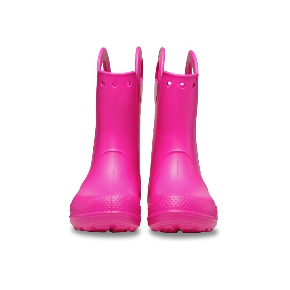 Bota Crocs Handle It Rain Boot K Pink Crush - 5