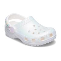 Sandália Crocs Classic Friendship Iridescent Clog K White - 2