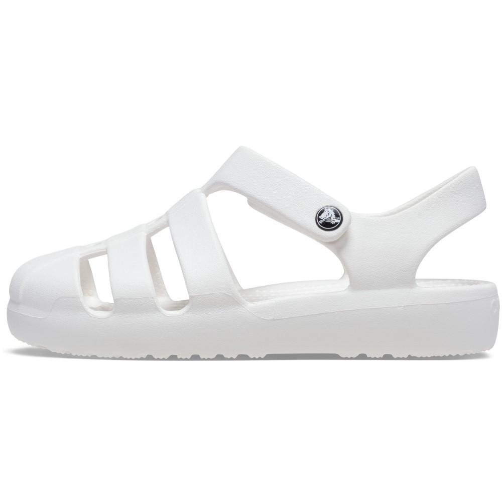 Sandália Crocs Classic Fisherman K White - 3