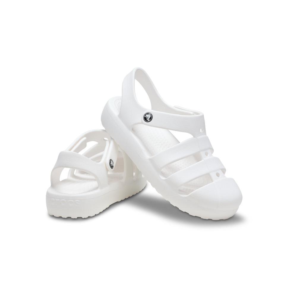 Sandália Crocs Classic Fisherman K White - 4