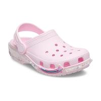 Sandália Crocs Classic Star Sparkle Shaker Clog T Pink Milk - 2
