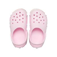 Sandália Crocs Classic Star Sparkle Shaker Clog T Pink Milk - 5