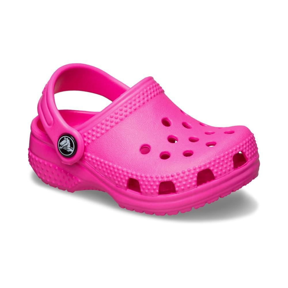 Sandália Crocs Infantil Classic Littles Pink Crush - 2