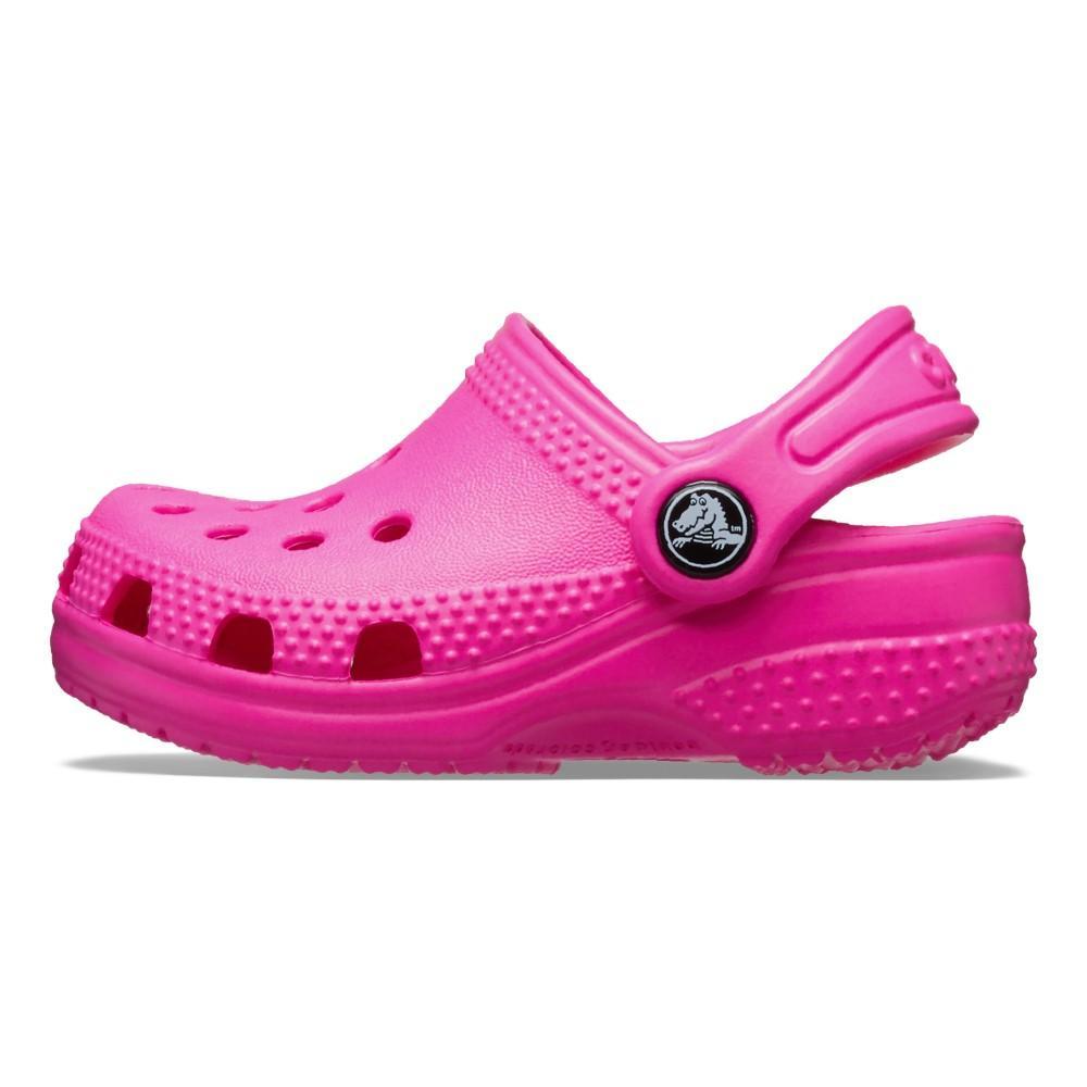 Sandália Crocs Infantil Classic Littles Pink Crush - 3
