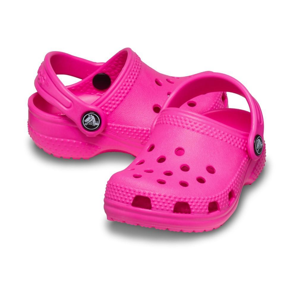 Sandália Crocs Infantil Classic Littles Pink Crush - 4