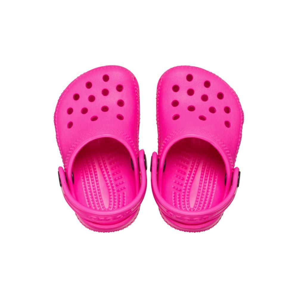 Sandália Crocs Infantil Classic Littles Pink Crush - 5