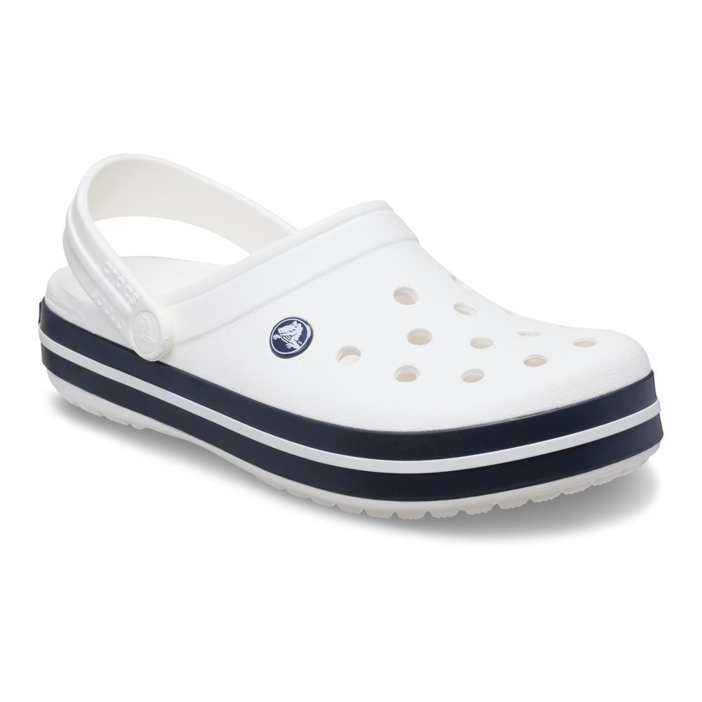 Sandália Crocs Crocband Clog K White/Navy - 2