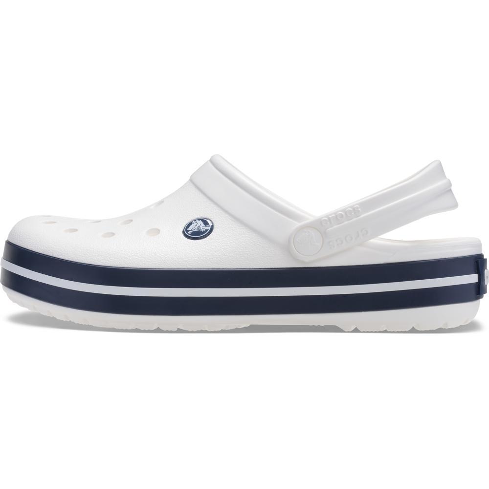 Sandália Crocs Crocband Clog K White/Navy - 3