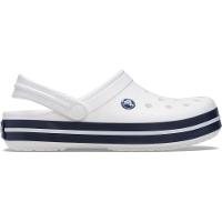 Sandália Crocs Crocband Clog K White/Navy - 1