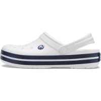 Sandália Crocs Crocband Clog K White/Navy - 3