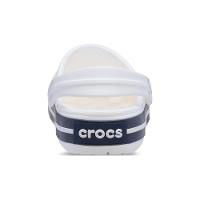 Sandália Crocs Crocband Clog K White/Navy - 7