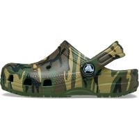 Sandália Crocs Classic Camouflage Clog T Army Green/Multi - 3
