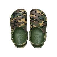 Sandália Crocs Classic Camouflage Clog T Army Green/Multi - 5