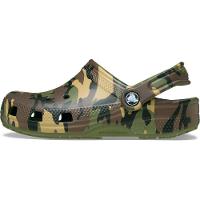 Sandália Crocs Classic Camouflage Clog K Army Green/Multi - 3