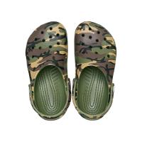 Sandália Crocs Classic Camouflage Clog K Army Green/Multi - 5
