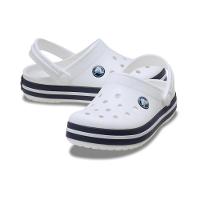 Sandália Crocs Crocband Clog T White/Navy