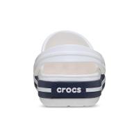 Sandália Crocs Crocband Clog T White/Navy - 7