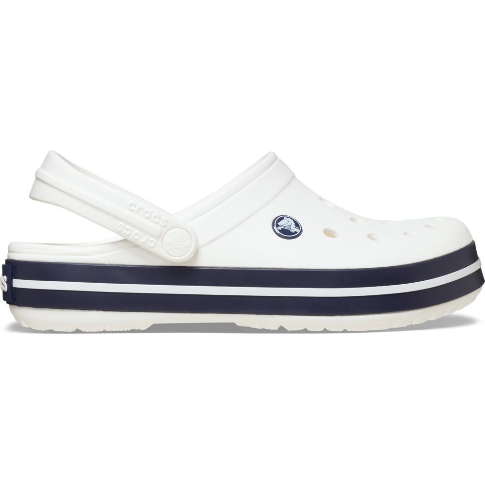 Sandália Crocs Crocband White/White/Navy - 1