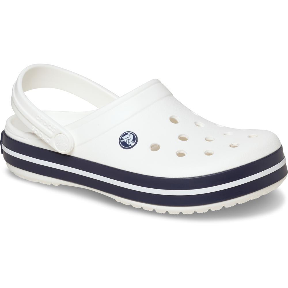 Sandália Crocs Crocband White/White/Navy - 2