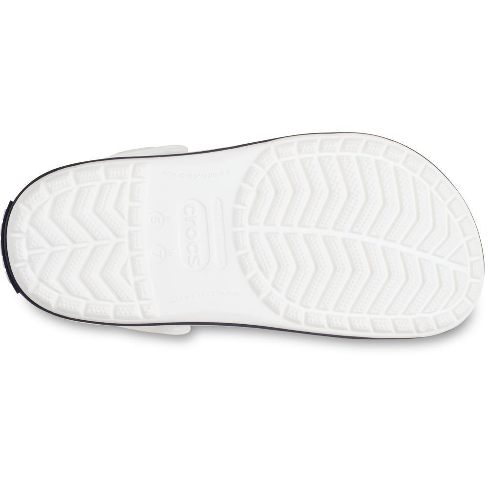 Sandália Crocs Crocband White/White/Navy - 6