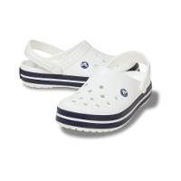 Sandália Crocs Crocband White/White/Navy
