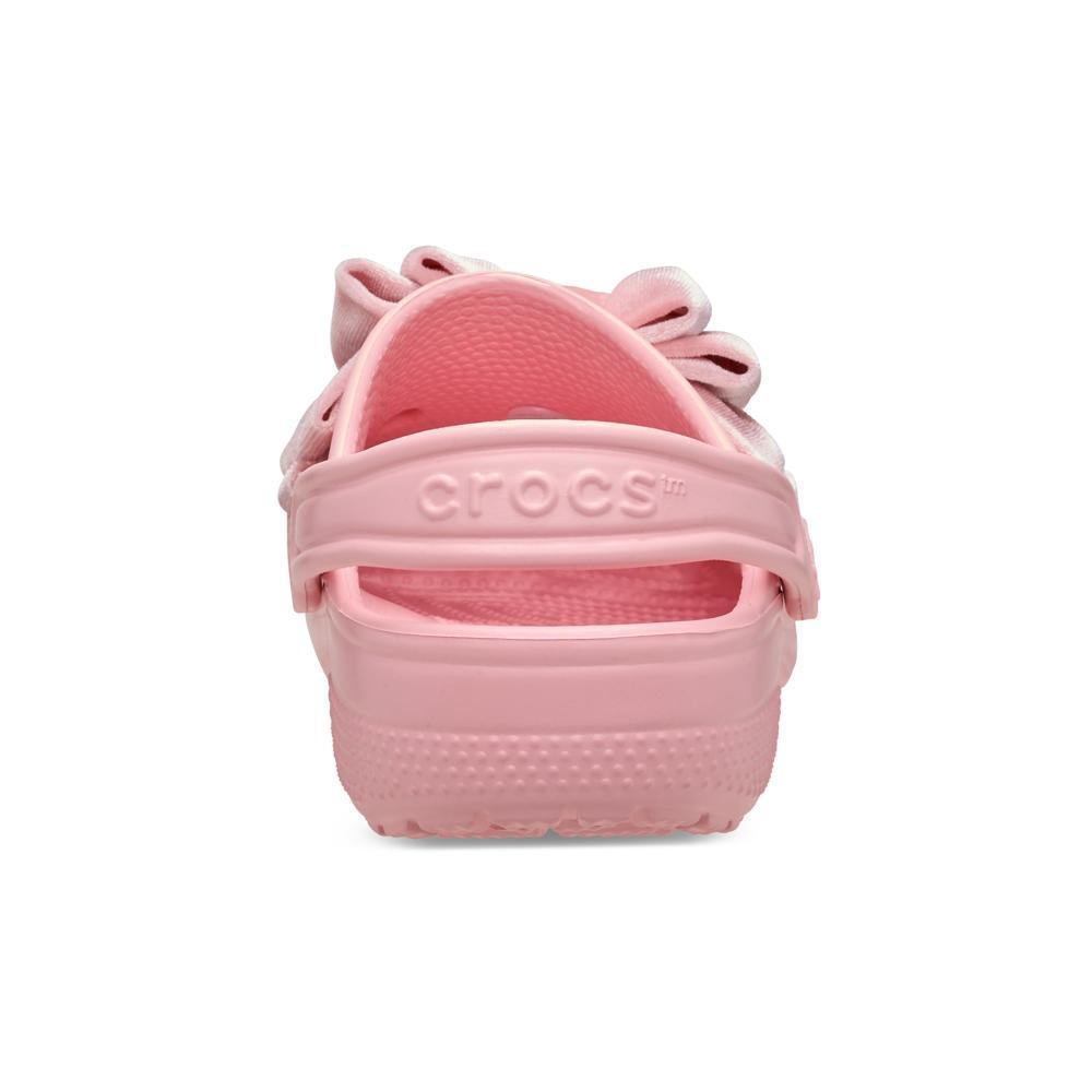 Sandália Crocs Classic Bow Clog K Powder Pink - 7