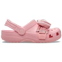 Sandália Crocs Classic Bow Clog K Powder Pink - 1