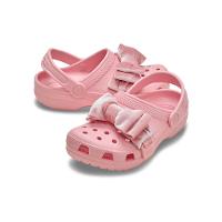 Sandália Crocs Classic Bow Clog K Powder Pink