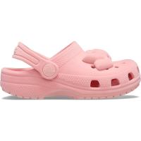Sandália Crocs Classic Velvet Bow Clog T Powder Pink - 1