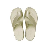 Sandália Crocs Getaway Platform Toe Loop Champagne Metallic - 5