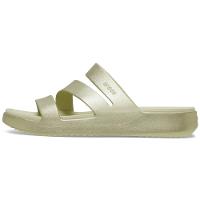 Sandália Crocs Getaway Metallic Strappy Sandal Champagne Metallic - 3