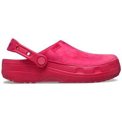 Sandália Crocs Classic Crafted Velvet Clog DIGITAL RASPBERRY