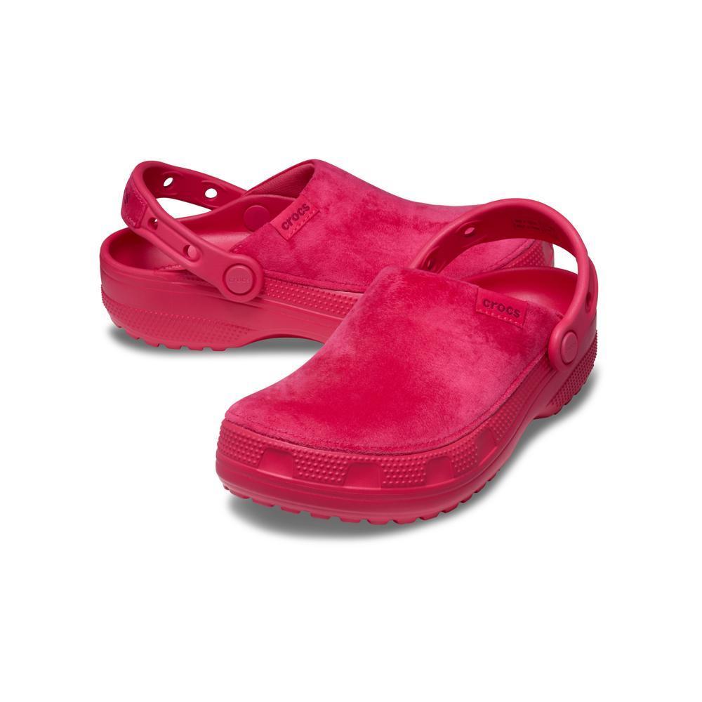 Sandália Crocs Classic Crafted Velvet Clog Digital Raspberry - 4