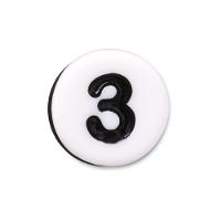 Jibbitz™ Número 3 Pequeno Único - 1